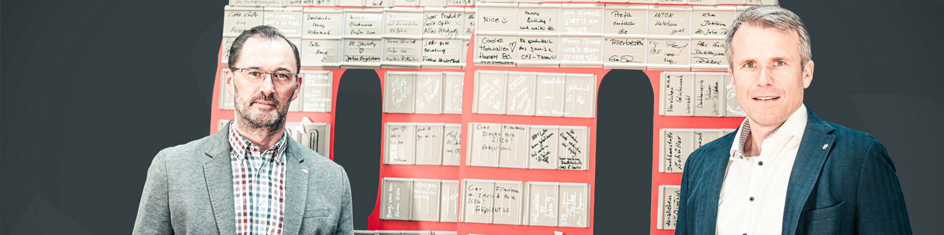 Berthold Ruck (technischer Innendienst) und Tobias Götz (Geschäftsführer)