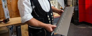 Bekleidung Fensterleibung und -sturz: Ausgearbeitetes Sturzblech
