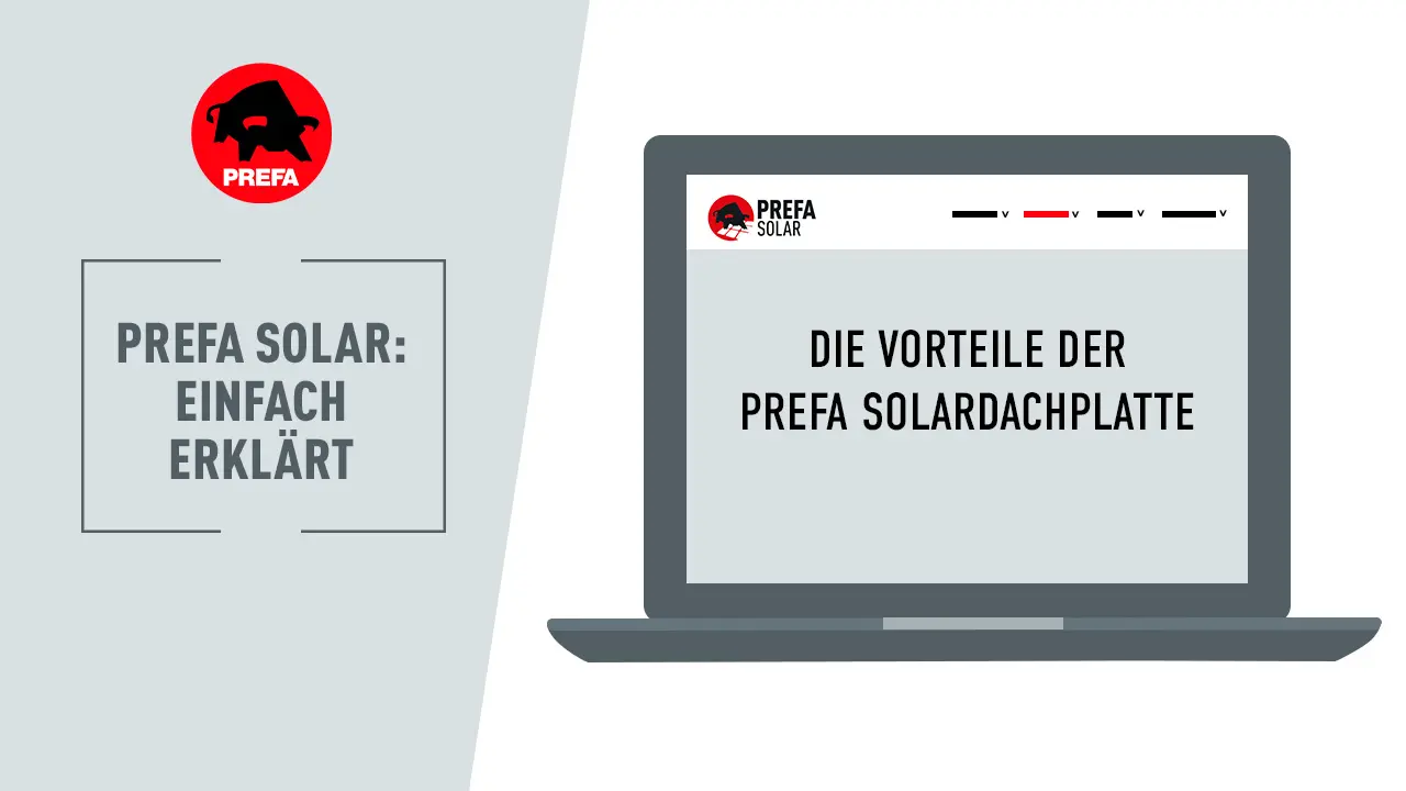 Video aus der PREFA Solar Serie: Die Vorteile der PREFA Solardachplatte