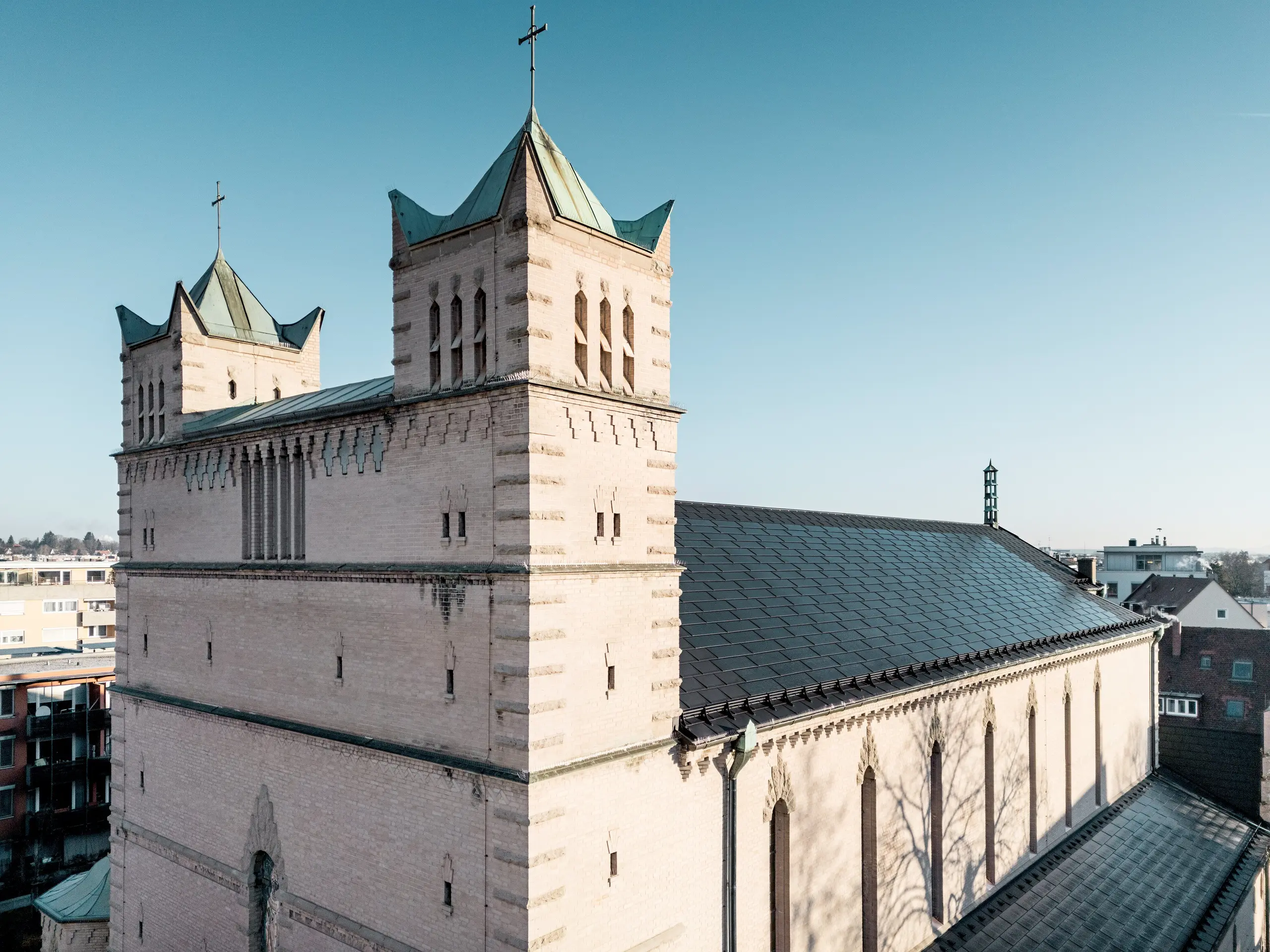 Kirche Borromäus München Nahaufnahme