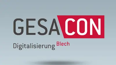 Logo von Gesacon, Digitalisierung Blech