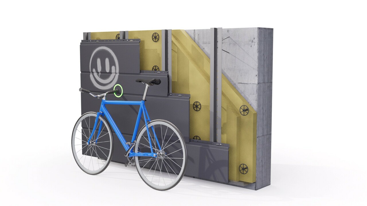 Fassaden und Unterkonstruktionen mit RDS Distanzschrauben von PREFA schützen optimal vor mechanischer Beanspruchung.