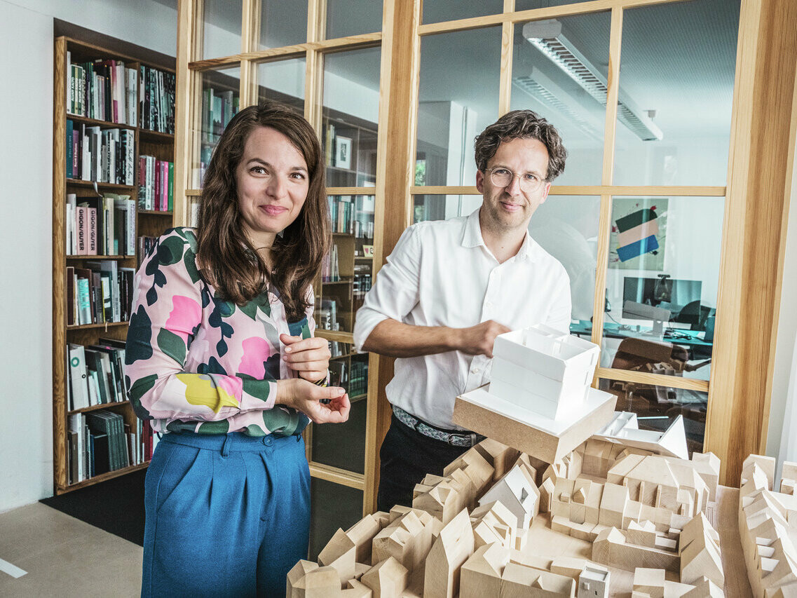 Die Architekten des Leipziger Büro Atelier ST, die das Kunsthausprojekt in Göttingen umgesetzt haben.