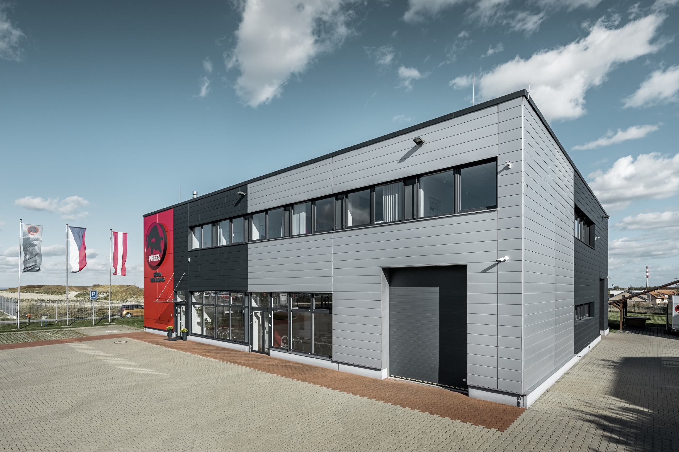 PREFA Sidings hochwertiges Fassadensystem PREFA